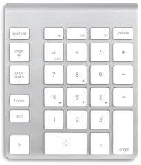NewerTech Wireless Numeric Aluminum Keypad for iOS & Other Bluetooth Devices Reduces Errors, Increases Speed for Accountants, Students, & Teachers
